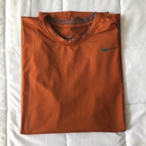 Orange Nike Workout Shirt (Dri Fit)